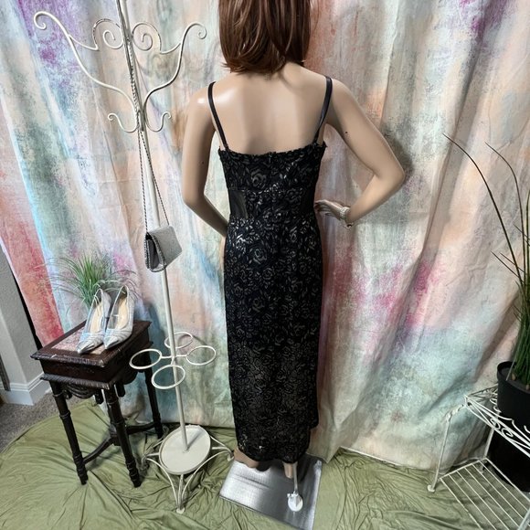 📌Alex B Sexy Lace Straps or Strapless Formal - Prom Dress Waistline Transparent - Picture 2 of 16